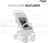 Hauck Pushchair Padded Seat Liner - Charcoal