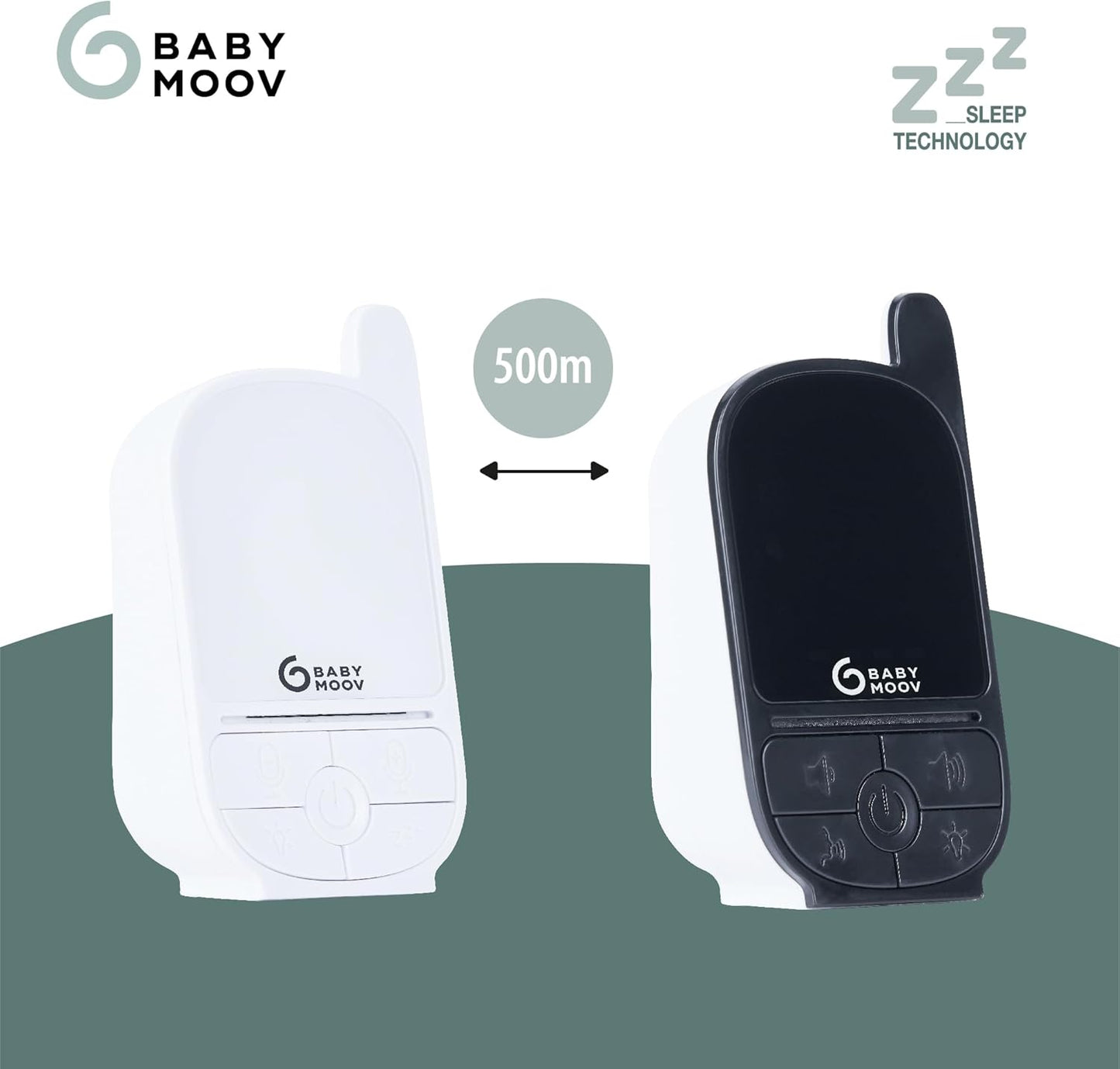 Babymoov Handy Baby Monitor Audio and Night Light