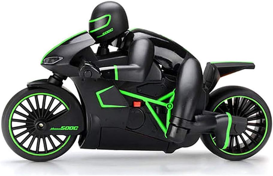 Crazon 2.4G High Speed R/ C Motorcycle - Red/ Green - Laadlee