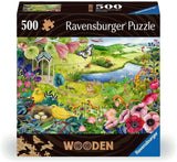 Ravensburger Wildlife Garden Wooden Jigsaw Puzzle - 500pcs