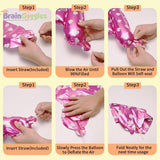 Brain Giggles Pink 16 Inch Happy Birthday Foil Balloons Banner