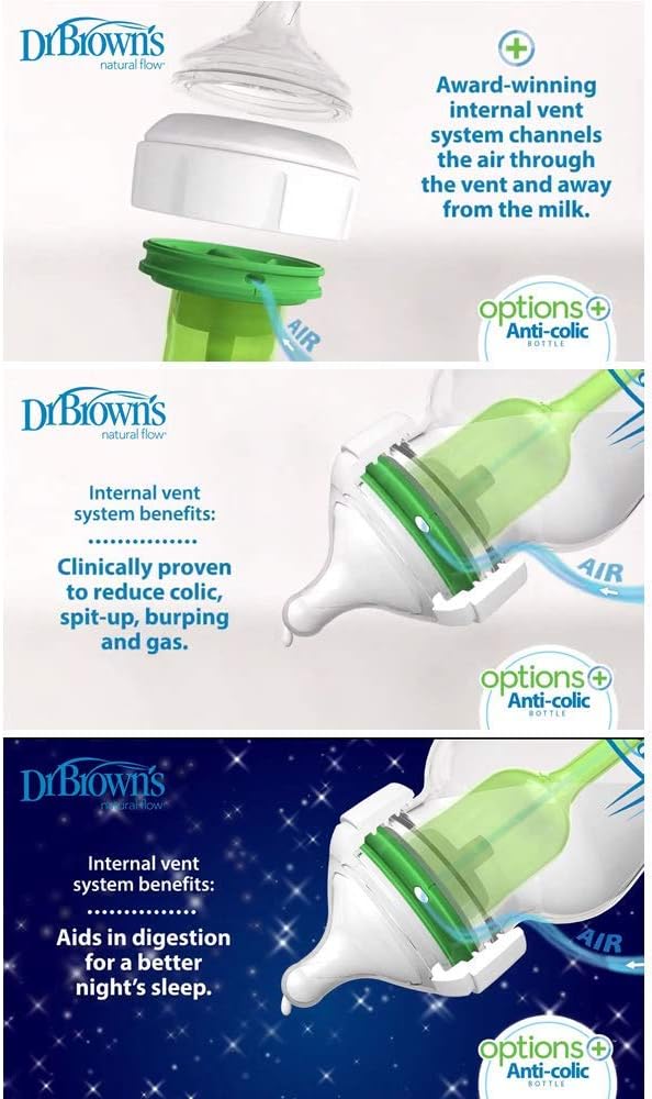Dr. Brown's PP Wide Neck Options+ Bottle 270ml - Pack of 2 - Laadlee