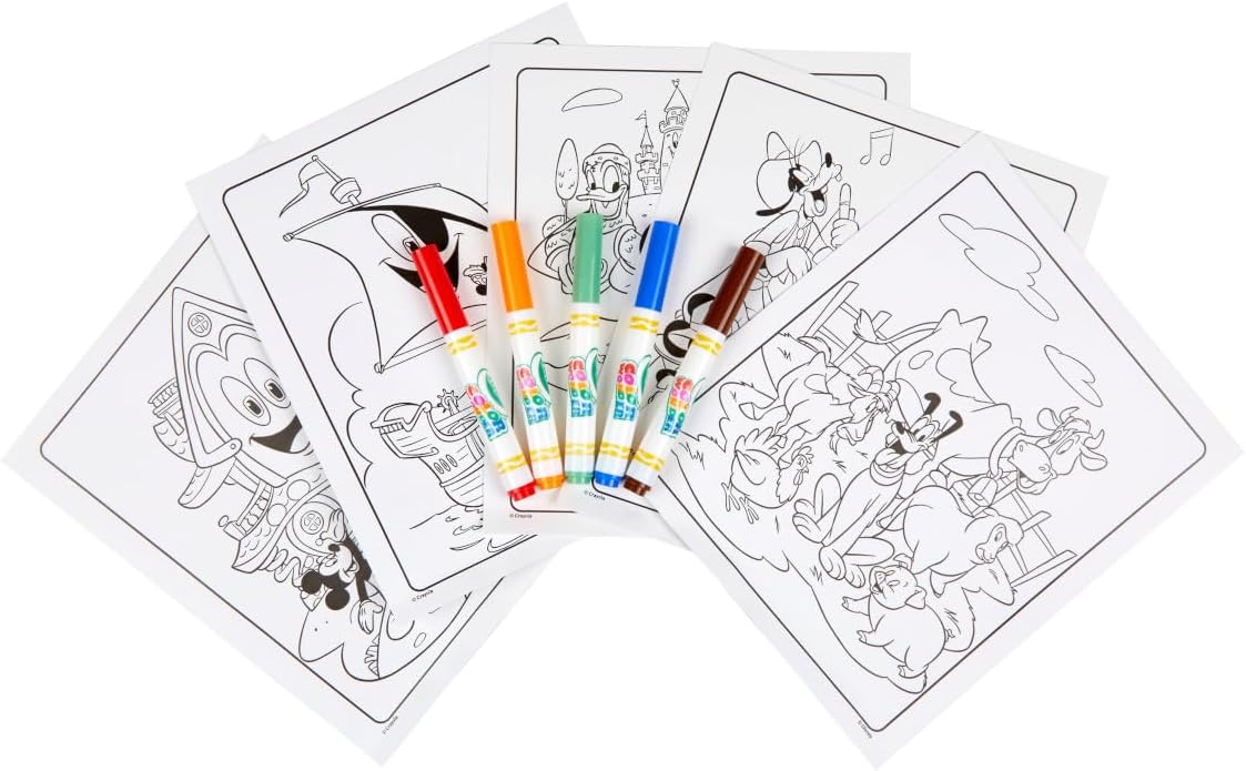 Crayola Color Wonder Coloring Pad and Markers - Mickey Mouse Roadster Racers - Laadlee