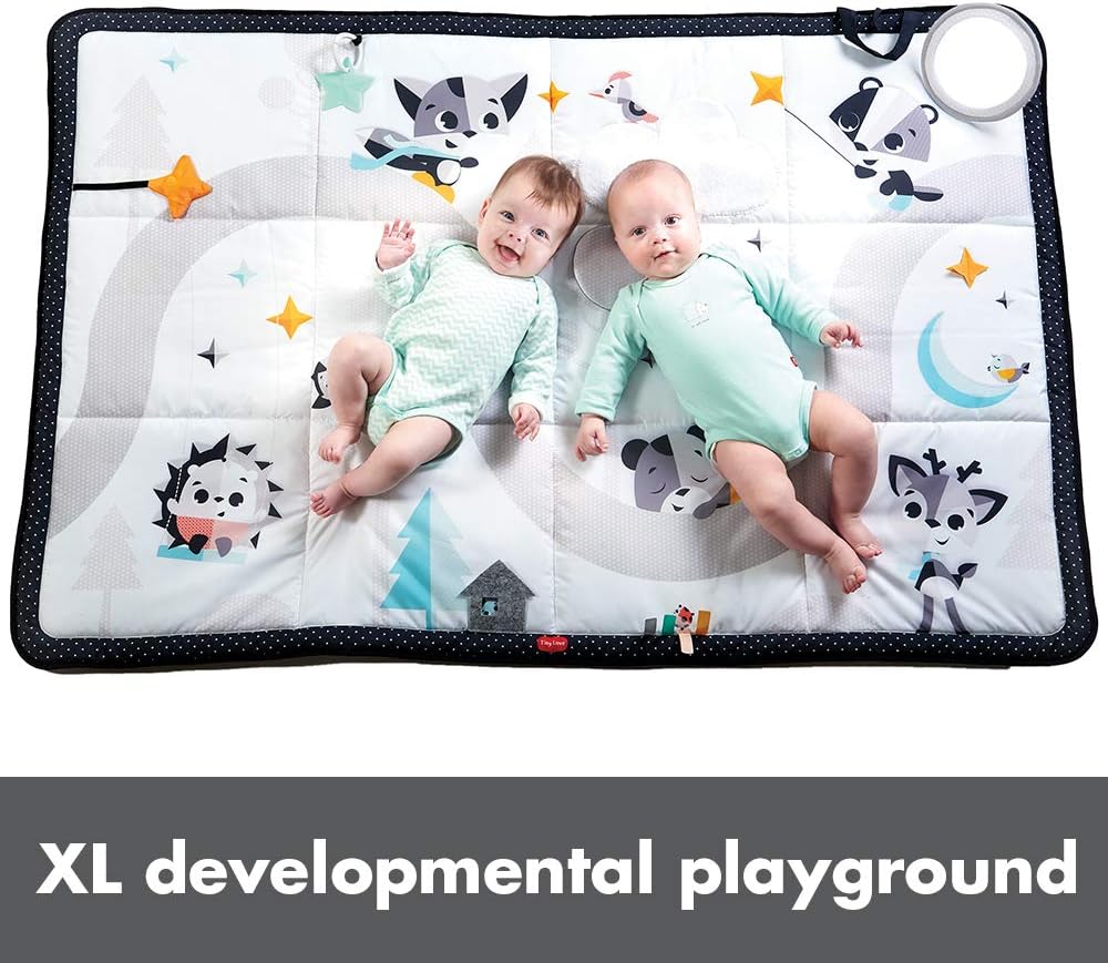 Tiny Love Black and white Super Play Mat - Magical Tales - Laadlee