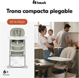 Hauck Sit N Fold Compact Folding High Chair - Sage