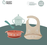 Babymoov Learn ISY Silicone Meal Set of 4 Pc - Terracotta Fox