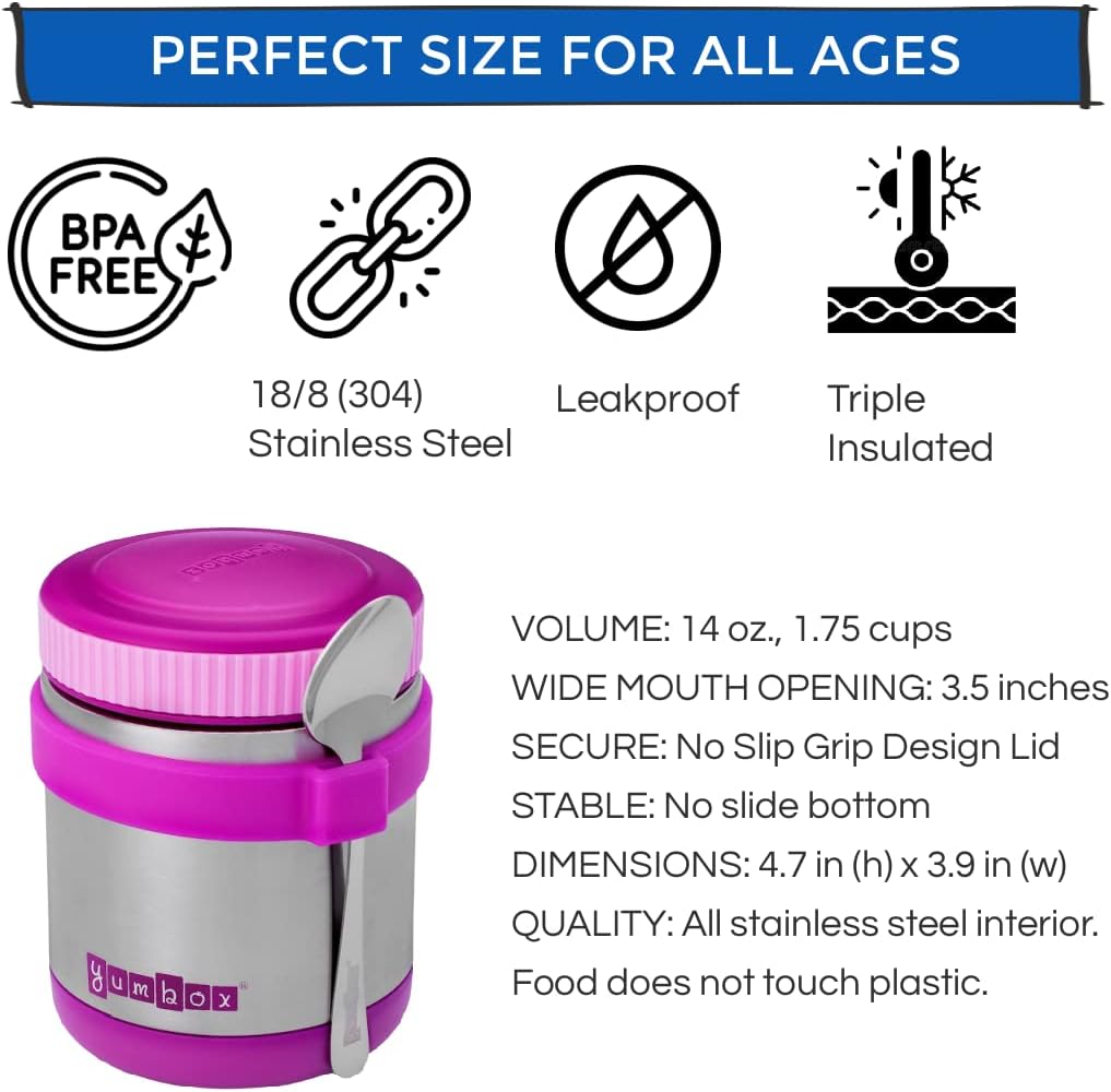 Yumbox Thermal Jar Bijoux Spoon - Purple