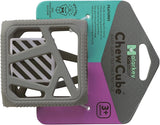 Malarkey Kids Chew Cube Easy Grip Teether Rattle - Grey - Laadlee