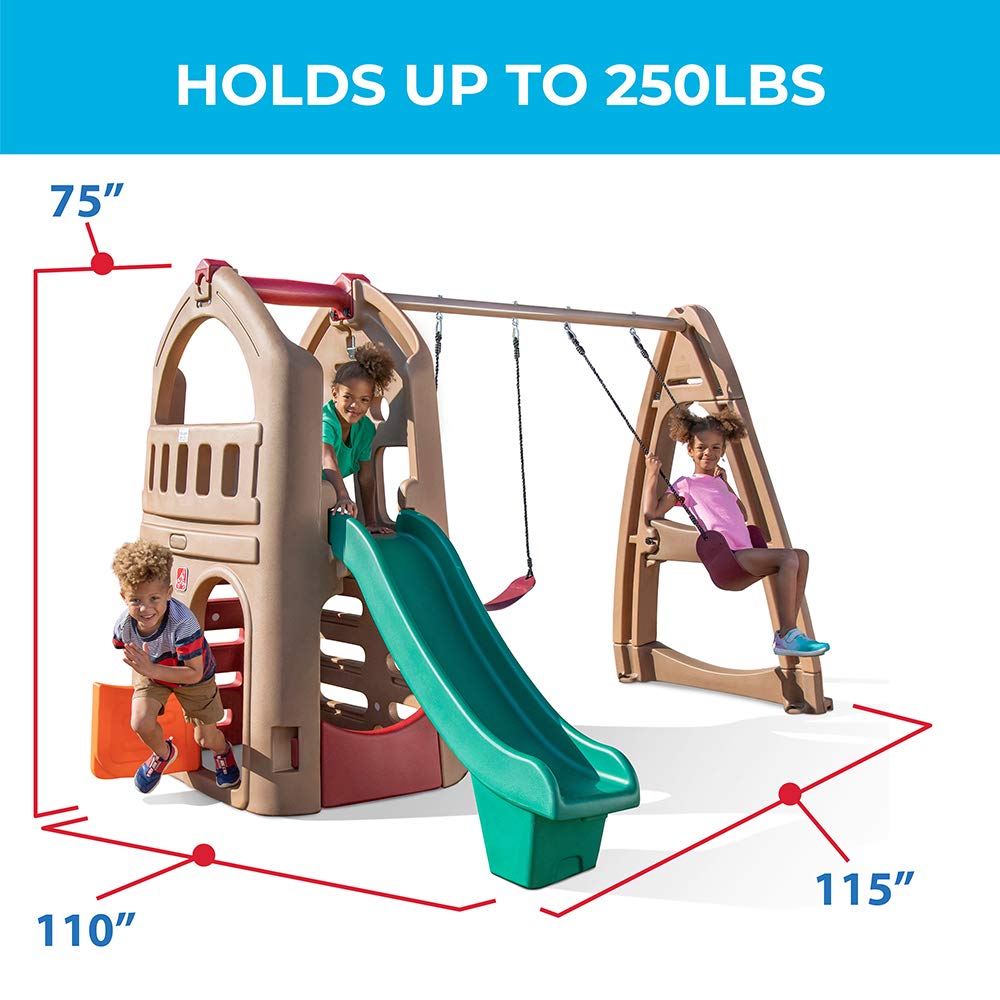 Step2 Naturally Playul Playhouse Climber & Swing Extension - Laadlee