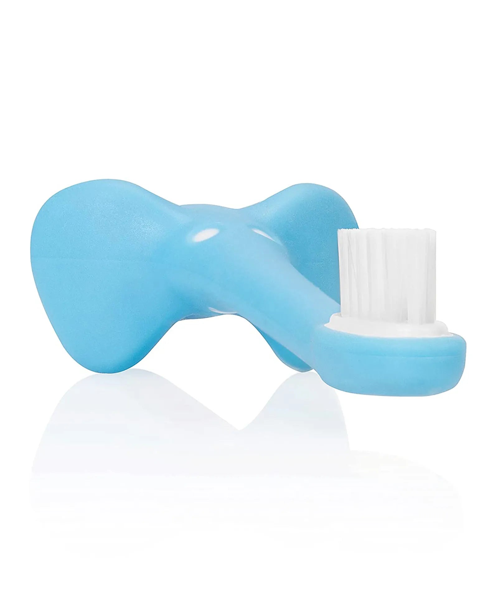 Dr. Brown's Infant-To-Toddler Elephant Toothbrush - Blue - Laadlee