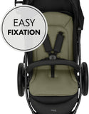 Hauck Pushchair Padded Seat Liner - Olive