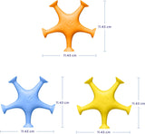 Ubbi Starfish Suction Bath Toys - Pack of 3