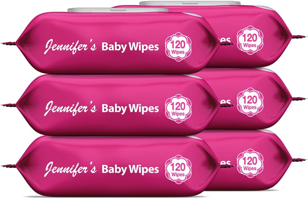 Jennifer's Baby Wipes Pack of 5 + 1 Free - 720pcs