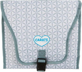 CoolCarat  Car Seat Cooler - Grey and White Geometric