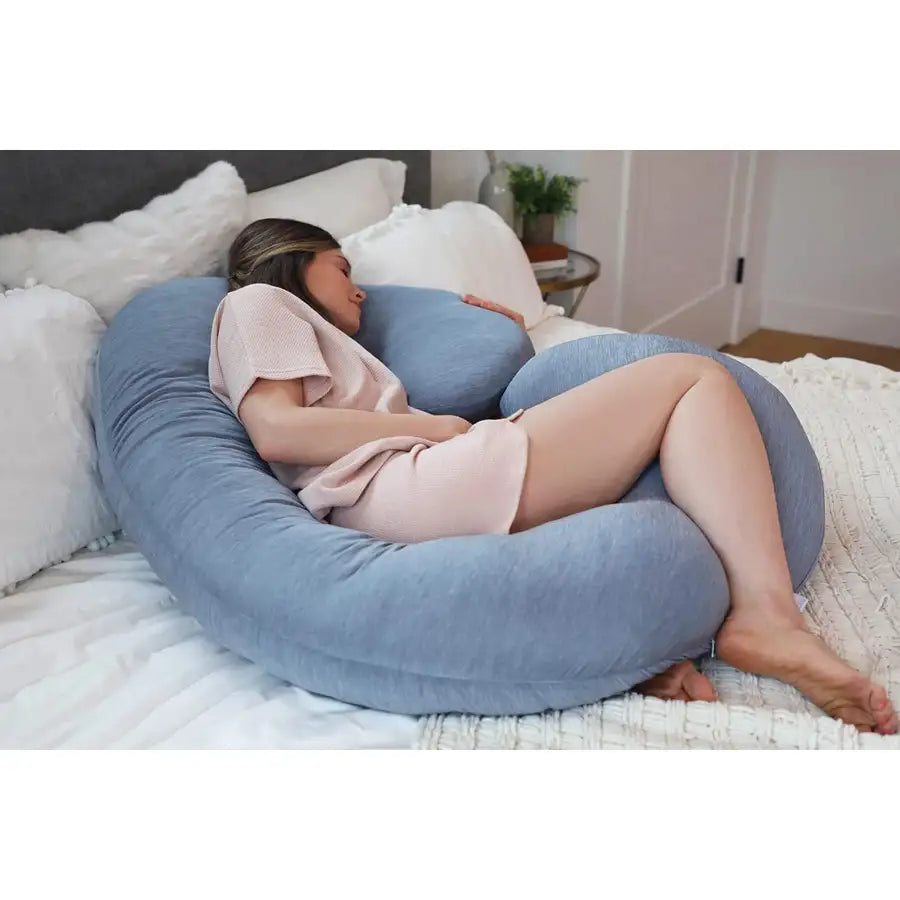 Pharmedoc C-Shape Full Body Pregnancy Pillow - Dark Grey - Laadlee