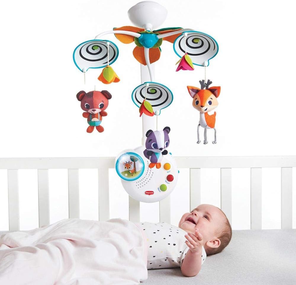 Tiny Love Crib Mobile To Standalone Music Box - Into The Forest - Laadlee