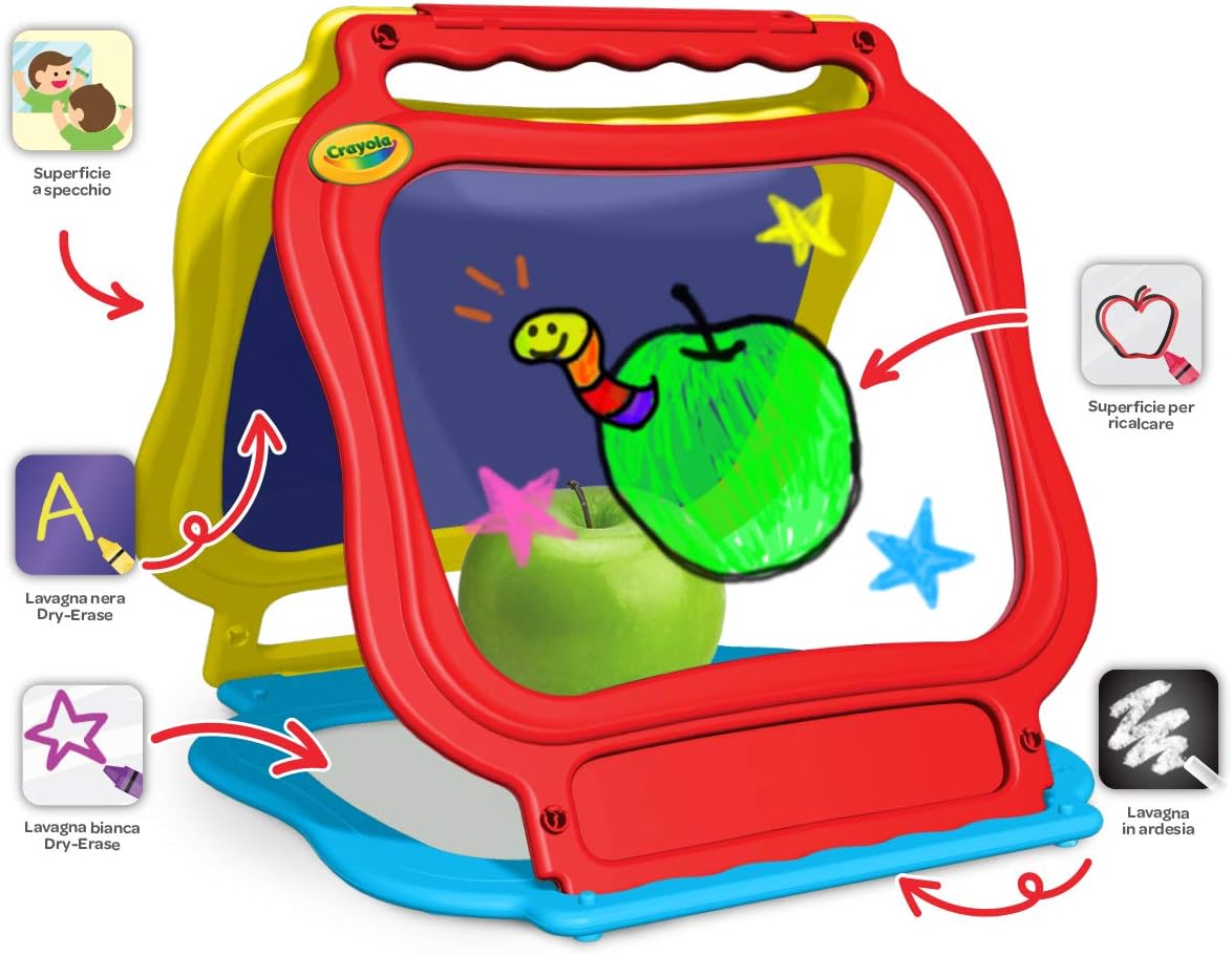 Crayola Easels Creative Fun 5-in-1 Tabletop Easel - Laadlee