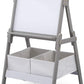 Delta Children Classic Kids Whiteboard  / Dry Erase Easel - Grey