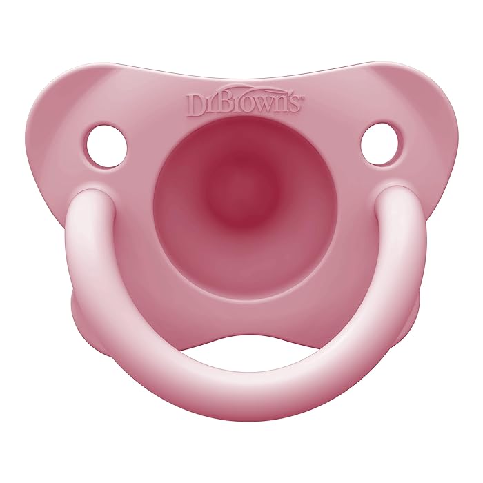 Dr. Brown's Happypaci Silicone One-Piece Soother -Pink And Green - Laadlee