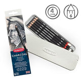 Derwent Charcoal 6 Tin