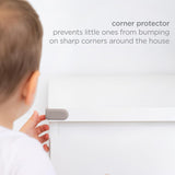 Ubbi Corner Protector Set - 16pcs - Taupe