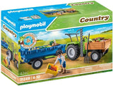 Playmobil Harvester Tractor With Trailer