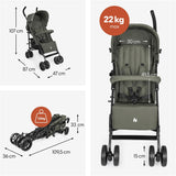 Hauck Fold N Care Lightweight umbrella pushchair - Olive