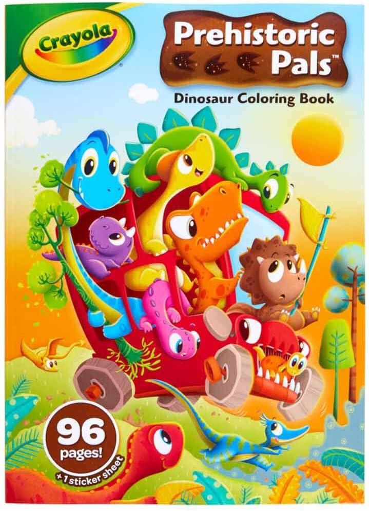 Crayola Prehistoric Pals Coloring Books - 96 pages - Laadlee