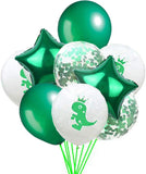 Brain Giggles Dinosaur Birthday Decorations Balloons - 9 Pcs Set