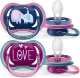 Philips Avent Ultra Air Pacifier 18M+ Girl Deco - 2 Pcs