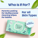 Omumsie Soft as Snowball 99% Water & Plant-based Baby Wipes - 60pcs x 3 Packs