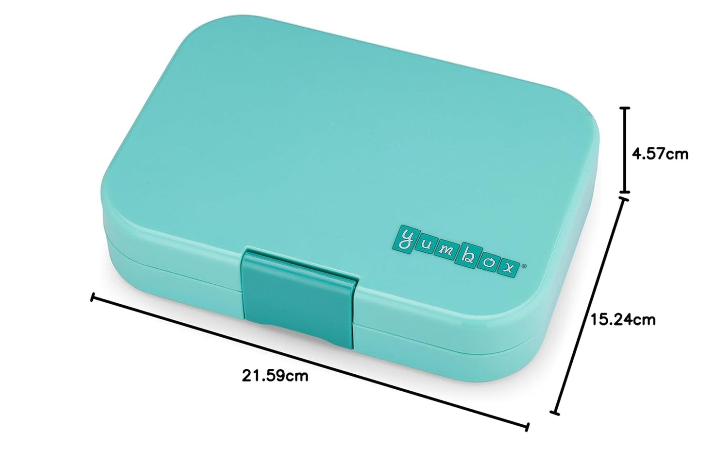 Yumbox 4 Compartment Lunch Box -  Surf Green