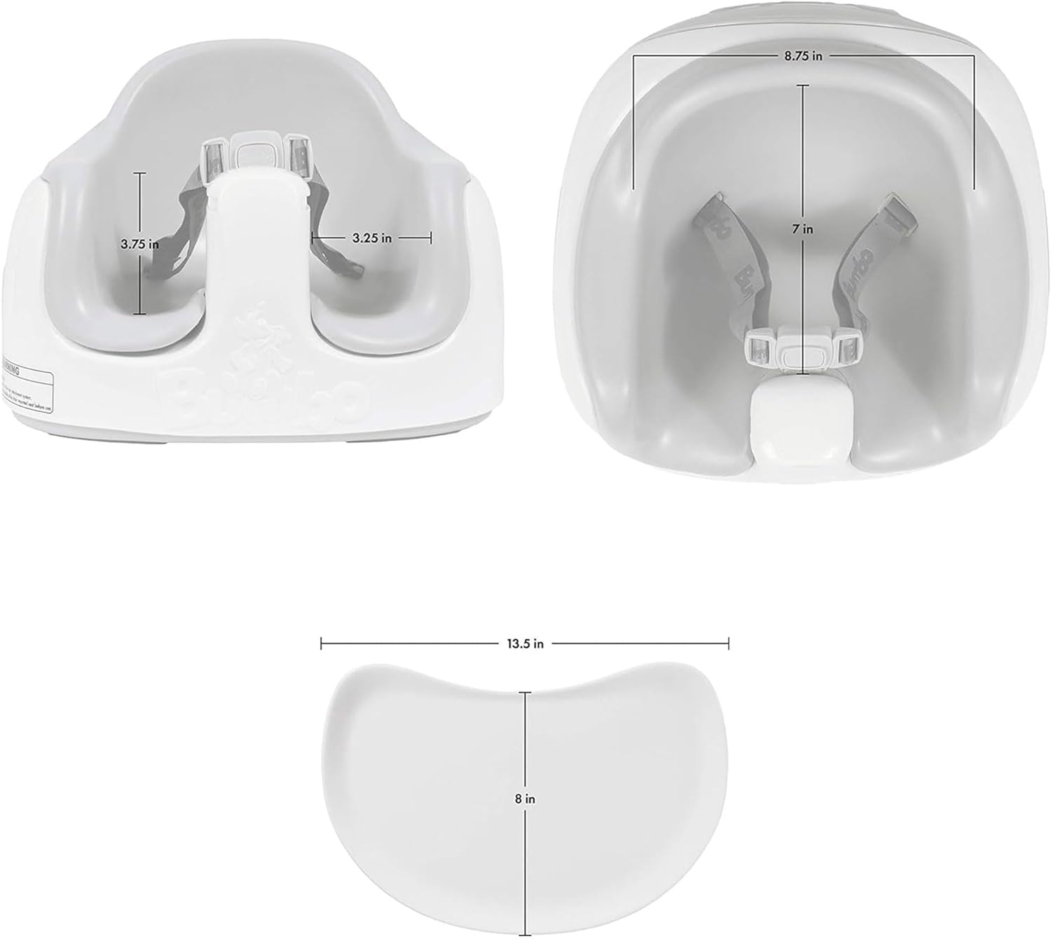 Bumbo 3 in 1 Baby Multi Seat - Slate Grey - Laadlee