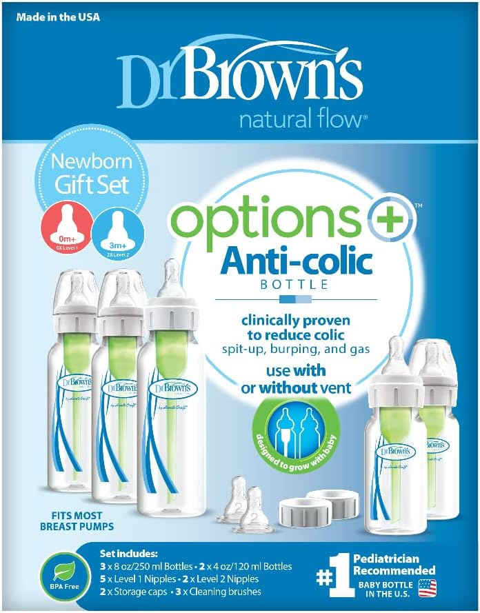 Dr. Brown's PP Narrow Options+ Newborn Feeding Set - Laadlee
