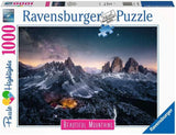 Ravensburger Three Peaks, Dolomites Jigsaw Puzzle - 1000pcs