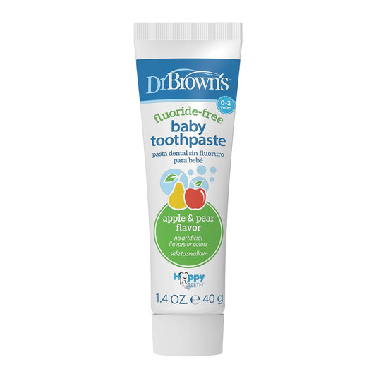 Dr. Brown's Happy Teeth Fluoride Free Toothpaste - Apple / Pear