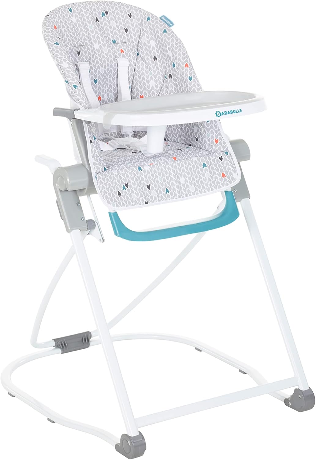 Badabulle Flat Folding with Multi Positioning High Chair