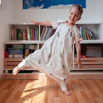 Tickle Tickle Organic Cotton Sleeping Bag with Feet - Fauna - Laadlee