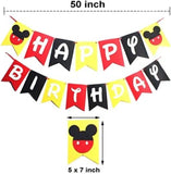 Brain Giggles Mickey Mouse Party Decoration Set - 13 Pcs