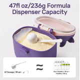 NCVI Baby Formula Dispenser On The Go - Purple