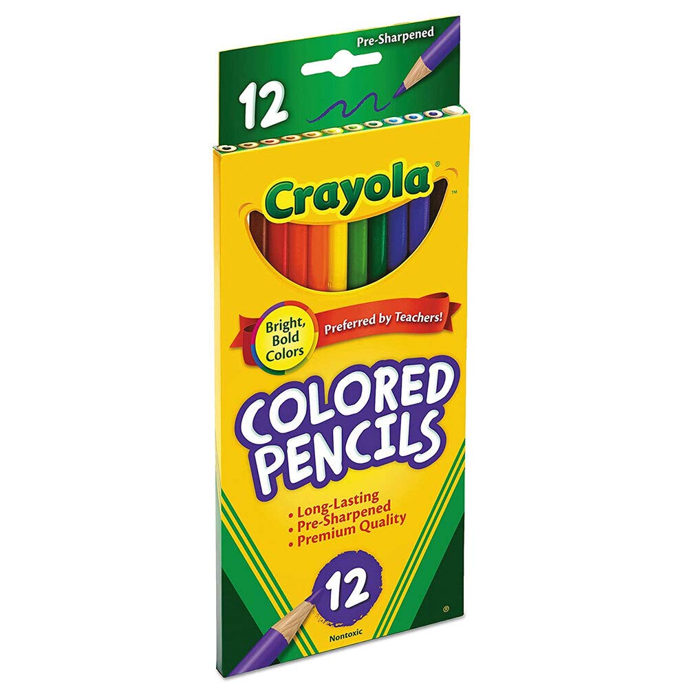 Crayola Colored Long Pencils - Pack of 12 - Laadlee