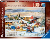 Ravensburger Winter on the Farm Jigsaw Puzzle - 1000pcs