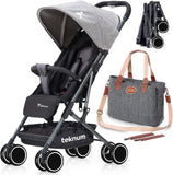 Teknum Stroller Diaper Bag Combo - Grey