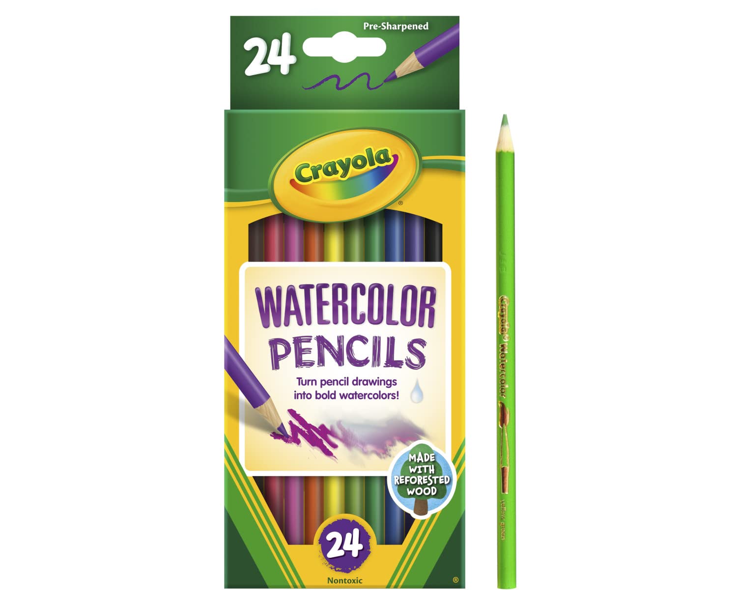 Crayola Watercolor Pencils - Pack of 24 - Laadlee