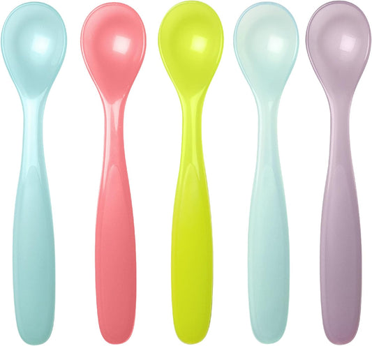 Badabulle Easy Grip Flexible Spoons - Set of 5