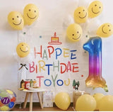 Brain Giggles Multicolour 32 Inch Number Foil Balloon - Number 1