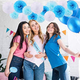 Brain Giggles It’s a Boy Baby Shower Party Decoration Set  - 56 Pcs