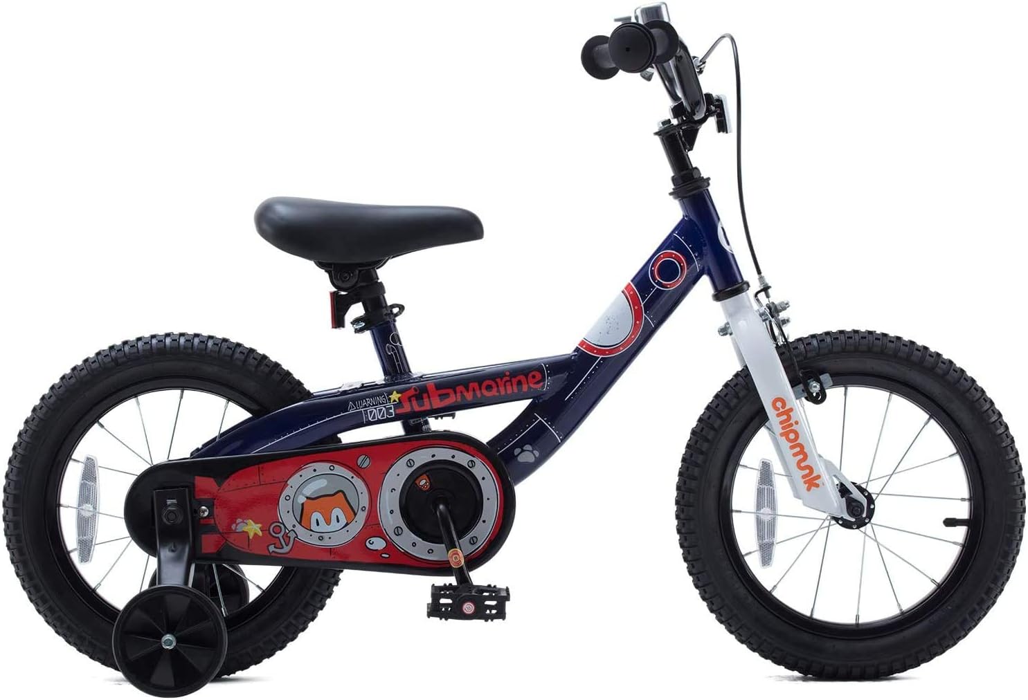 Chipmunk Kids Bike - Submarine 18" Navy Blue - Laadlee