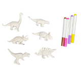 Stem Solid PVC Model Paint Your Own Set - Dinosaurs