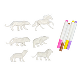 Stem Solid PVC Model Paint Your Own Set - Animals